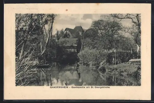 AK Gandersheim, Gandepartie mit St. Georgskirche
