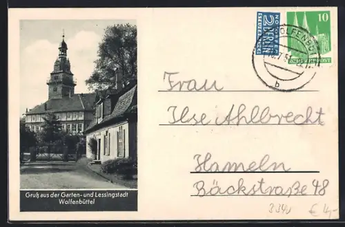 AK Wolfenbüttel, Schloss und Umgebung