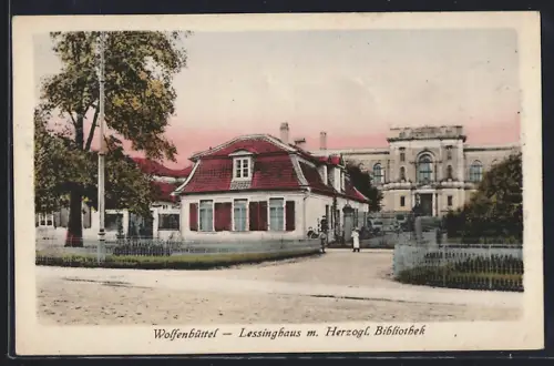 AK Wolfenbüttel, Lessinghaus, Herzogliche Bibliothek