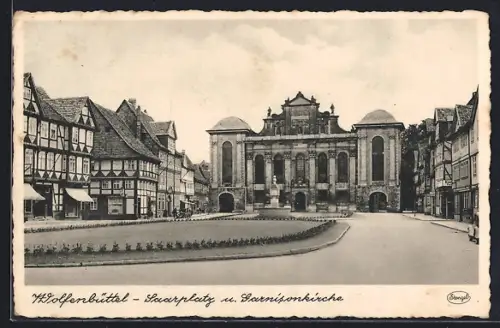 AK Wolfenbüttel, Saarplatz, Garnisonkirche