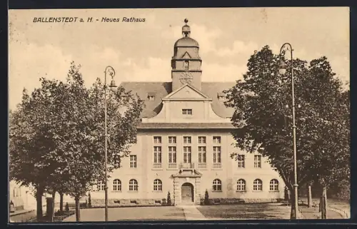 AK Ballenstedt a. H., Neues Rathaus