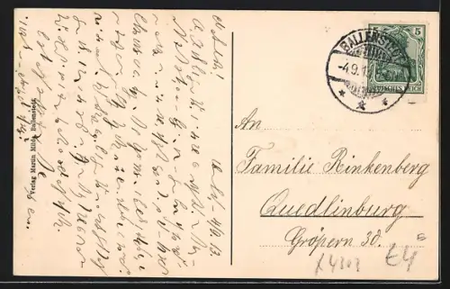 AK Ballenstedt a. H., Neues Rathaus