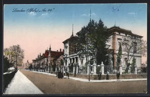 AK Landau /Pfalz, An 44, Villenansicht