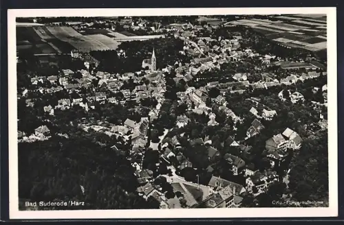 AK Bad Suderode /Harz, Luftaufnahme des Ortes