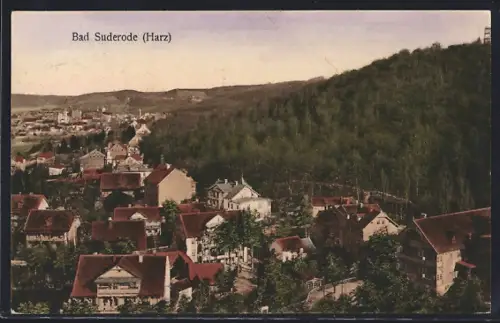 AK Bad Suderode /Harz, Ortsansicht aus der Vogelschau