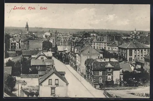 AK Landau /Pfalz, Totalansicht der Stadt