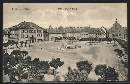 AK Landau /Pfalz, Max Joseph-Platz