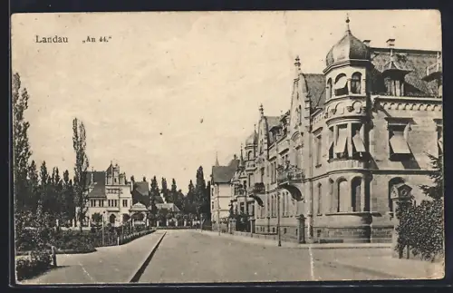 AK Landau / Pfalz, An 44, Villenansicht