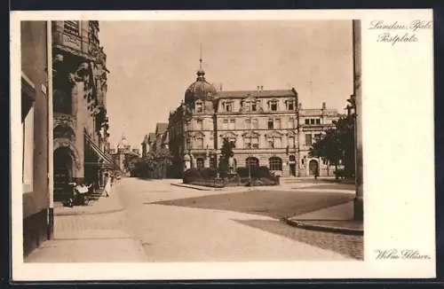 AK Landau /Pfalz, Postplatz