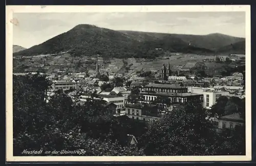 AK Neustadt an der Weinstrasse, Ortsansicht aus der Vogelschau