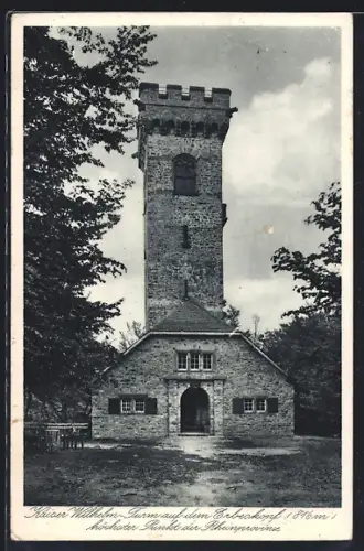 AK Erbeskopf, Kaiser Wilhelm-Turm auf dem Erbeskopf