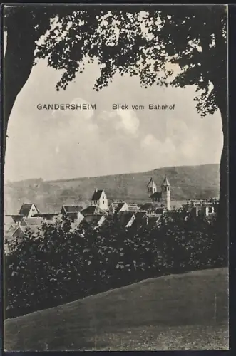 AK Gandersheim, Blick vom Bahnhof