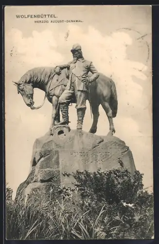 AK Wolfenbüttel, Herzog August-Denkmal