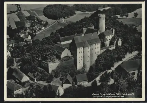 AK Gnandstein /Borna-Land, Burg Gnandstein