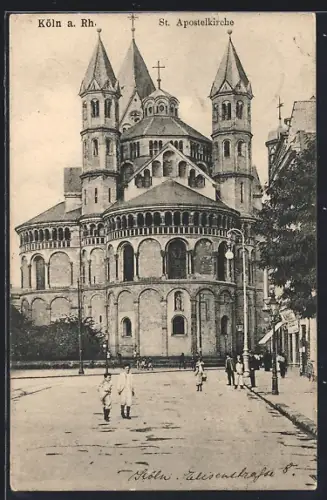 AK Köln a. Rh., St. Apostelkirche