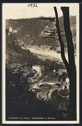 AK Carlshafen a. d. Weser, Diemelbrücke, Wesertal