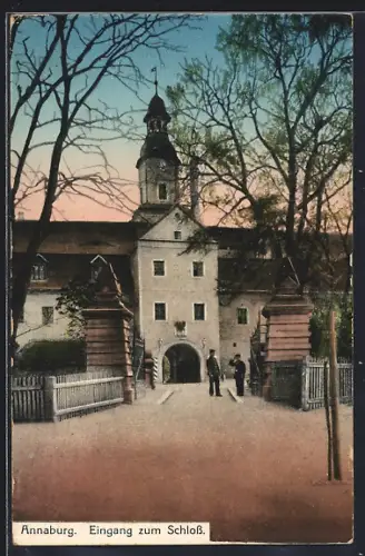 AK Annaburg, Eingang zum Schloss