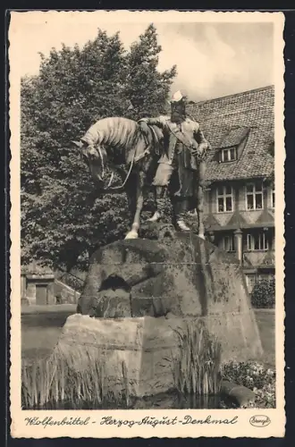 AK Wolfenbüttel, Herzog-August-Denkmal
