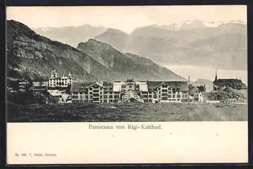AK Rigi-Kaltbad, Panorama des Ortes