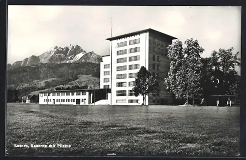 AK Luzern, Kaserne mit Pilatus