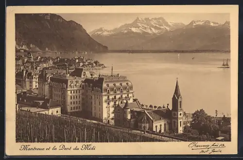 AK Montreux, Montreux et la Dent du Midi