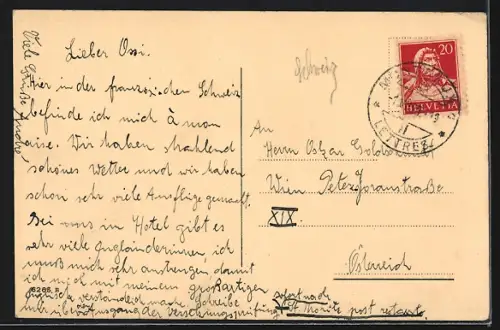 AK Montreux, Montreux et la Dent du Midi