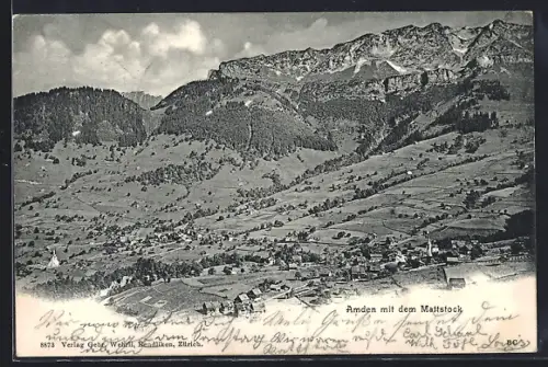 AK Amden, Gesamtansicht mit dem Mattstock