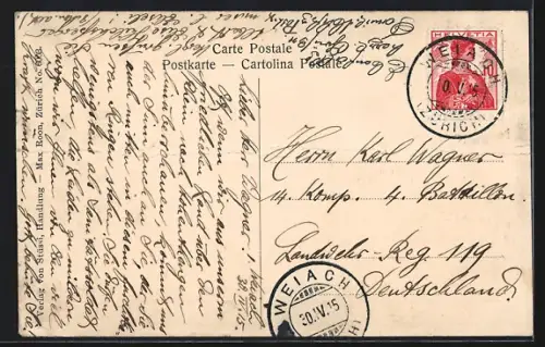 AK Weiach, Gesamtansicht mit Kirche