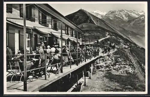 AK Brienz, Brienzer Rothorn, Hotel mit Gipfel