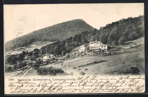 AK Langenbruck, Sanatorium Erzenberg