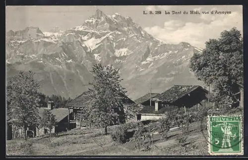 AK Arveyes, Panorama et la Dent du Midi