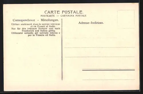 AK Chur, Partie am neuen Postgebäude