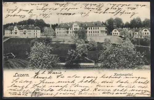 AK Luzern, Blick auf das Kantonspital
