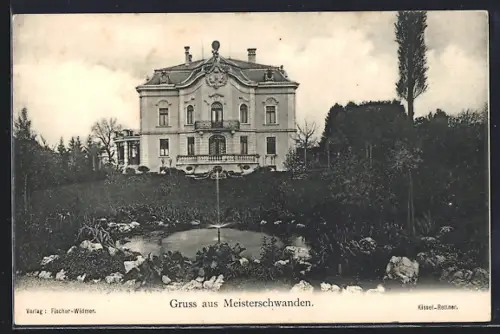 AK Meisterschwanden, Parkanlangen mit Anwesen