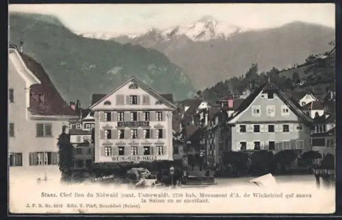 AK Stans, Hotel Krone Wein-Bier-Halle