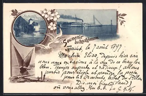 AK Lac Léman, Vue sur le Lac