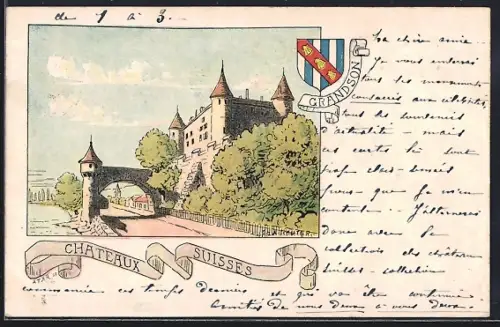 AK Grandson, Chateaux Suisses