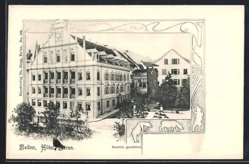 AK Baden, Das Hotel Bären