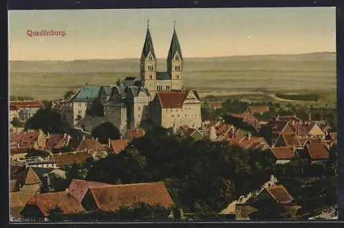 AK Quedlinburg, Stiftskirche und Schloss