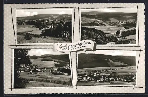 AK Oberschledorn /Sauerland, Verschiedene Ortsansichten