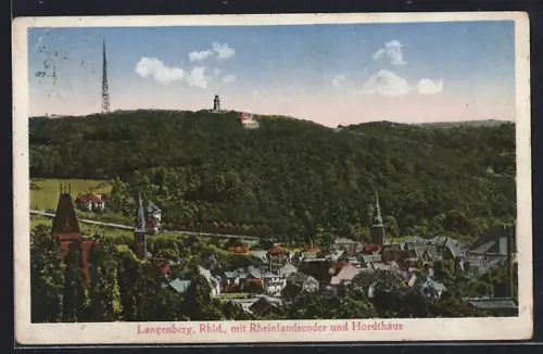 AK Langenberg /Rhld., Rheinlandsender, Hordthaus