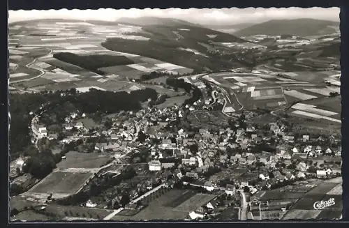 AK Siedlinghausen im Hochsauerland, Ortsansicht aus der Vogelperspektive