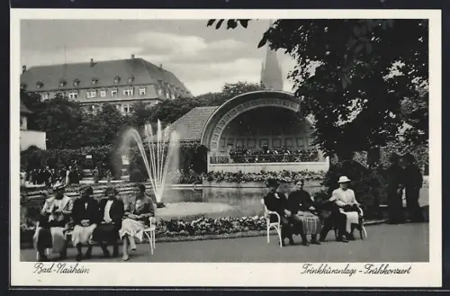 AK Bad Nauheim, Trinkkuranlage, Frühkonzert