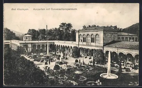 AK Bad Kissingen, Kurgarten, Conversationsgebäude