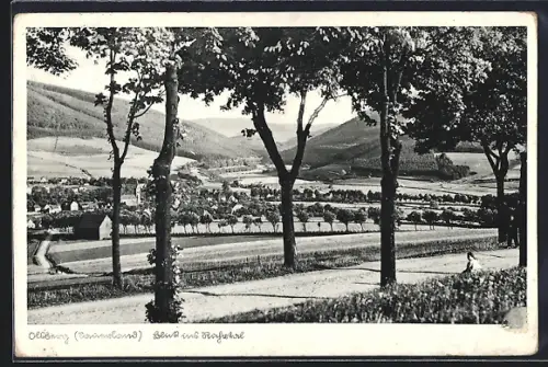 AK Olsberg /Sauerland, Blick ins Ruhrtal