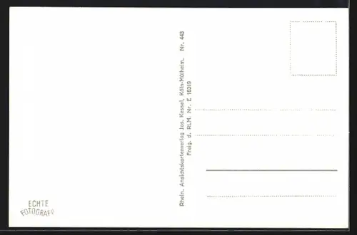 AK Köln, Rheinansicht mit Dom