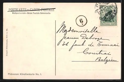 AK Köln, Totalansicht mit Dom