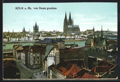 AK Köln-Deutz, Gesamtansicht