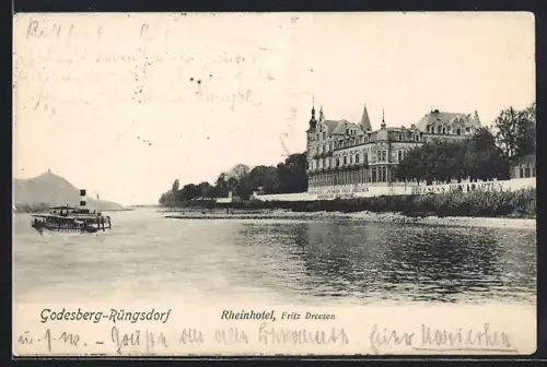 AK Godesberg-Rüngsdorf, Rheinhotel Fritz Dreesen