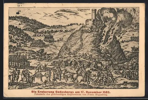 AK Godesberg, Die Eroberung am 17. Dezember 1583